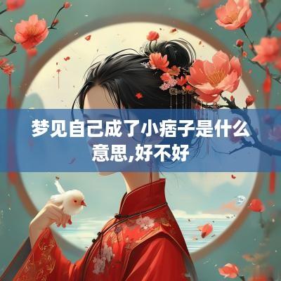 梦见自己成了小痞子是什么意思,好不好