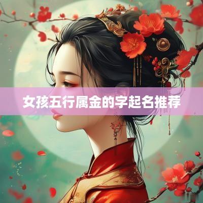 女孩五行属金的字起名推荐