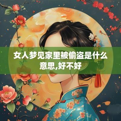 女人梦见家里被偷盗是什么意思,好不好