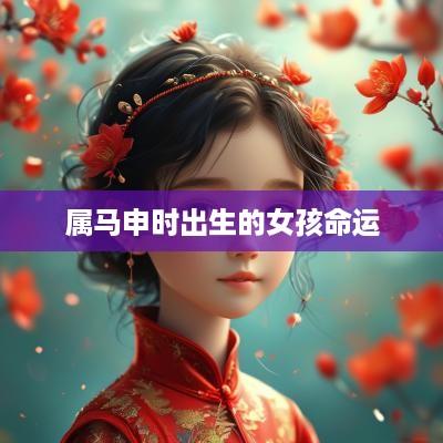 属马申时出生的女孩命运
