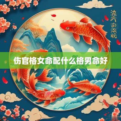 伤官格女命配什么格男命好