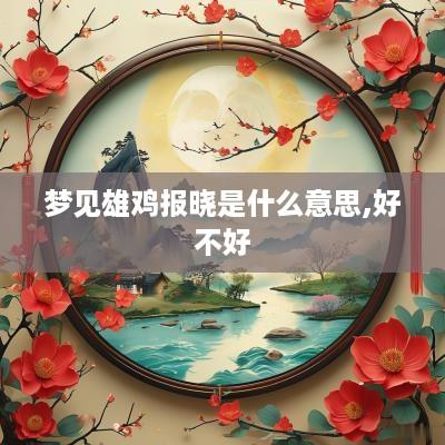 梦见雄鸡报晓是什么意思,好不好