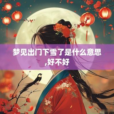 梦见出门下雪了是什么意思,好不好