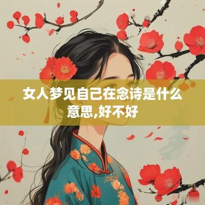 女人梦见自己在念诗是什么意思,好不好