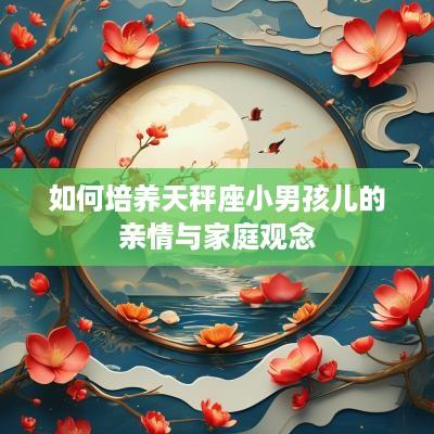 如何培养天秤座小男孩儿的亲情与家庭观念