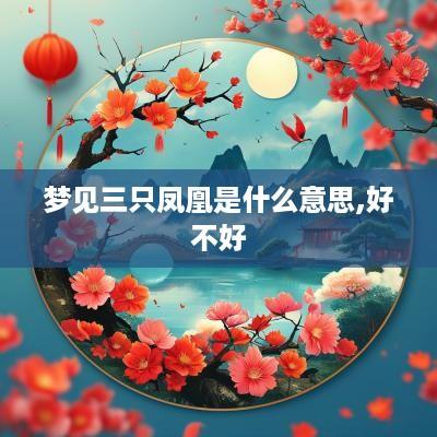 梦见三只凤凰是什么意思,好不好