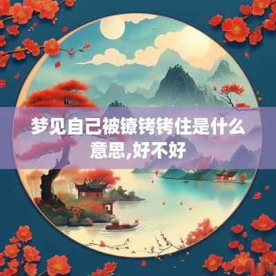 梦见自己被镣铐铐住是什么意思,好不好