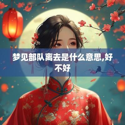梦见部队离去是什么意思,好不好