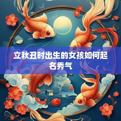 立秋丑时出生的女孩如何起名秀气
