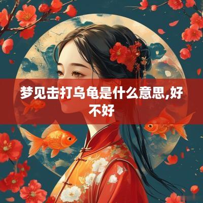 梦见击打乌龟是什么意思,好不好