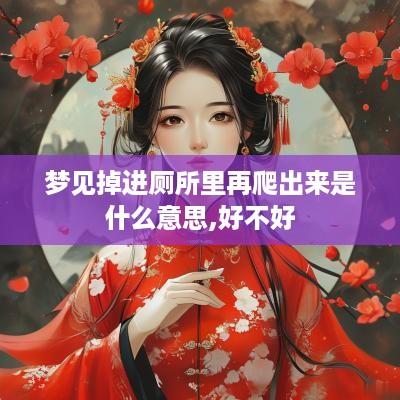梦见掉进厕所里再爬出来是什么意思,好不好