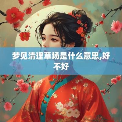 梦见清理草场是什么意思,好不好
