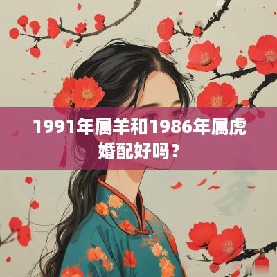 1991年属羊和1986年属虎婚配好吗？