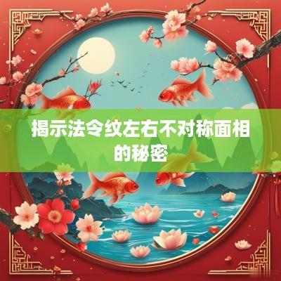 揭示法令纹左右不对称面相的秘密