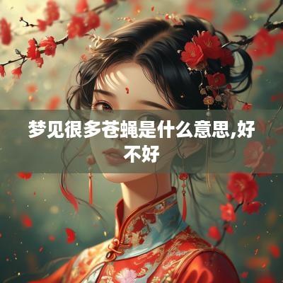 梦见很多苍蝇是什么意思,好不好