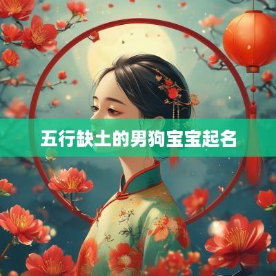 五行缺土的男狗宝宝起名