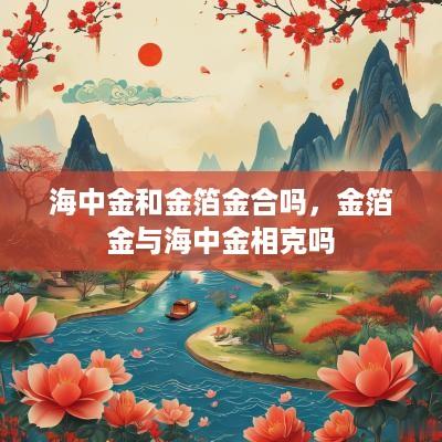 海中金和金箔金合吗，金箔金与海中金相克吗