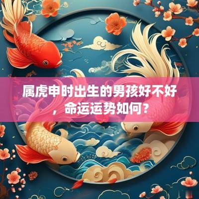 属虎申时出生的男孩好不好，命运运势如何？