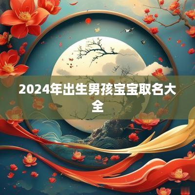 2025年出生男孩宝宝取名大全
