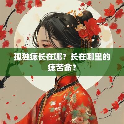 孤独痣长在哪？长在哪里的痣苦命？