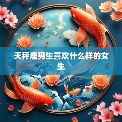 天秤座男生喜欢什么样的女生