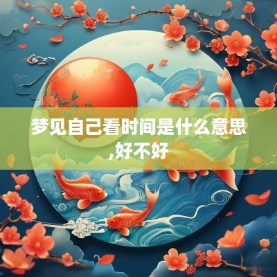 梦见自己看时间是什么意思,好不好