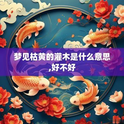 梦见枯黄的灌木是什么意思,好不好