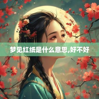 梦见红纸是什么意思,好不好