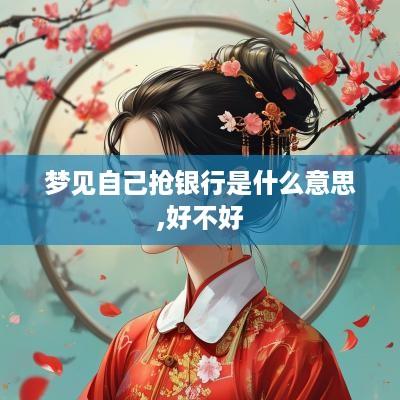 梦见自己抢银行是什么意思,好不好