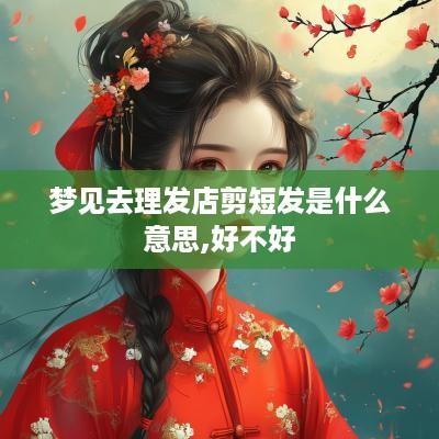 梦见去理发店剪短发是什么意思,好不好