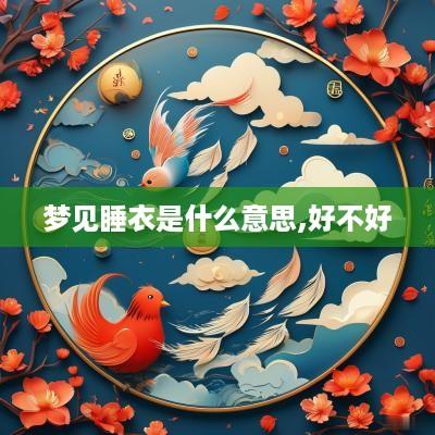 梦见睡衣是什么意思,好不好