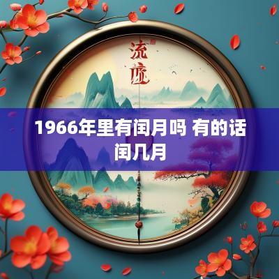 1966年里有闰月吗 有的话闰几月