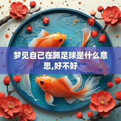 梦见自己在踢足球是什么意思,好不好