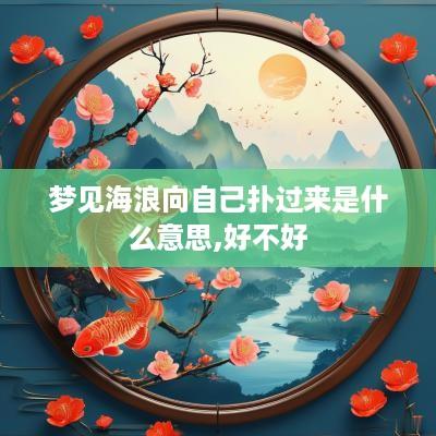 梦见海浪向自己扑过来是什么意思,好不好