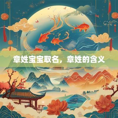 章姓宝宝取名，章姓的含义