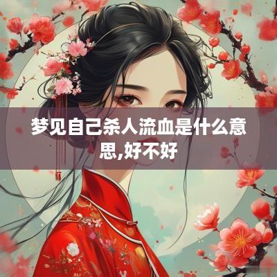 梦见自己杀人流血是什么意思,好不好