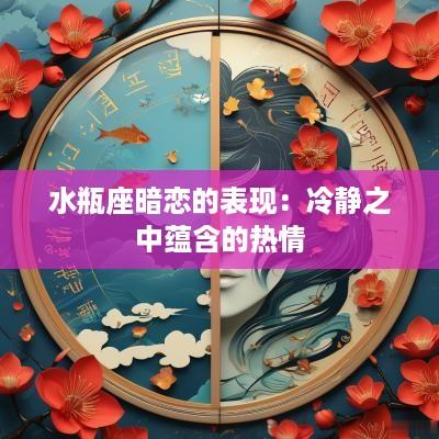 水瓶座暗恋的表现：冷静之中蕴含的热情