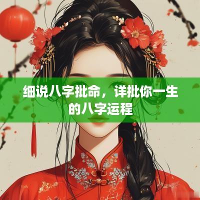 细说八字批命，详批你一生的八字运程