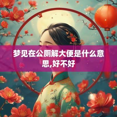 梦见在公厕解大便是什么意思,好不好