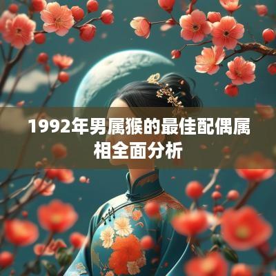 1992年男属猴的最佳配偶属相全面分析