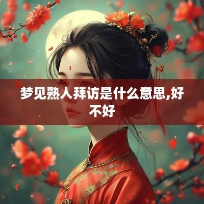 梦见熟人拜访是什么意思,好不好