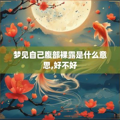 梦见自己腹部裸露是什么意思,好不好