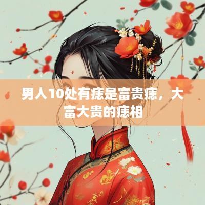 男人10处有痣是富贵痣，大富大贵的痣相