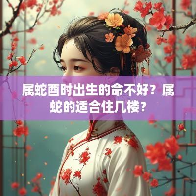 属蛇酉时出生的命不好？属蛇的适合住几楼？