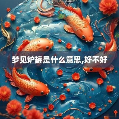 梦见炉罐是什么意思,好不好