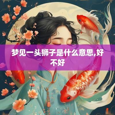 梦见一头狮子是什么意思,好不好