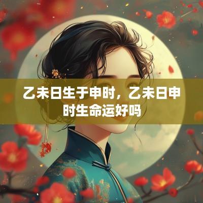 乙未日生于申时，乙未日申时生命运好吗
