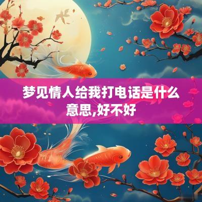 梦见情人给我打电话是什么意思,好不好