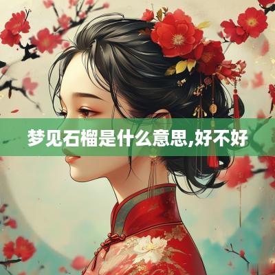 梦见石榴是什么意思,好不好