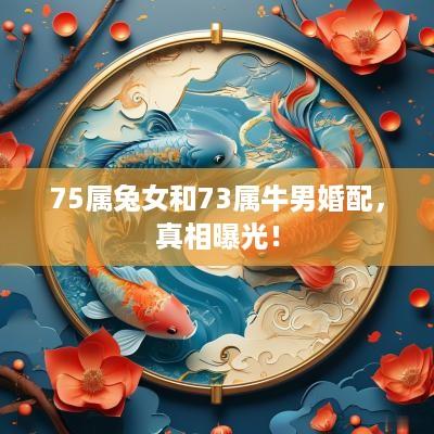 75属兔女和73属牛男婚配，真相曝光！